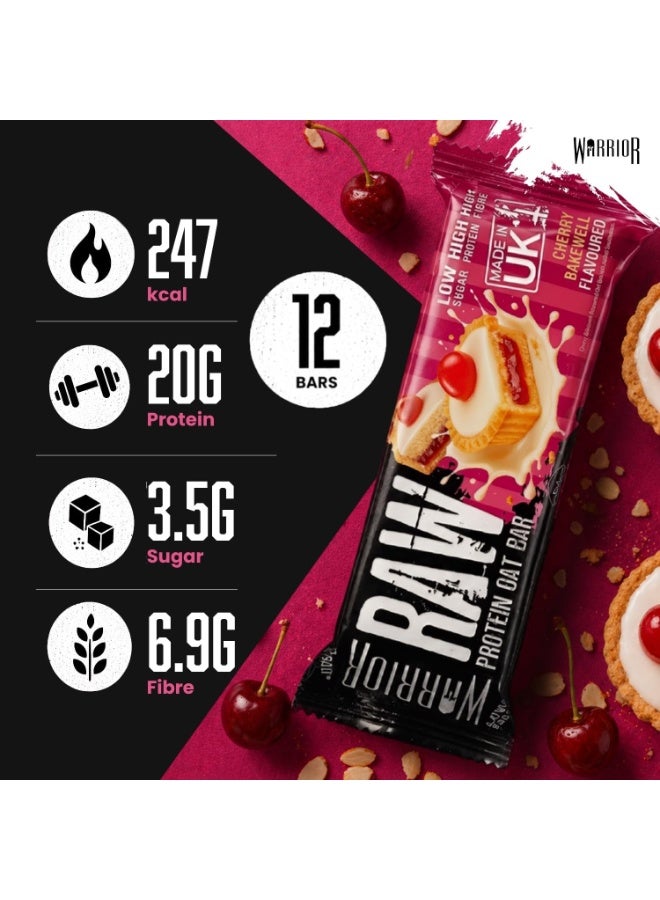 Warrior Raw High Protein Bar Cherry Bakewell 12 x 75g - Image 3