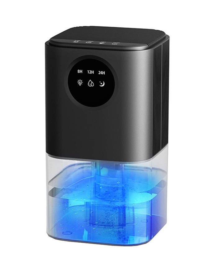 عربست Dehumidifier for Bedroom, Small Dehumidifier for Bathroom with Auto Shut-Off, 7 Light, Timers, Sleep Mode, 1700ML Portable Home Dehumidifiers for Home Small Place, Bathroom, Closet, RV,Black - Image 1