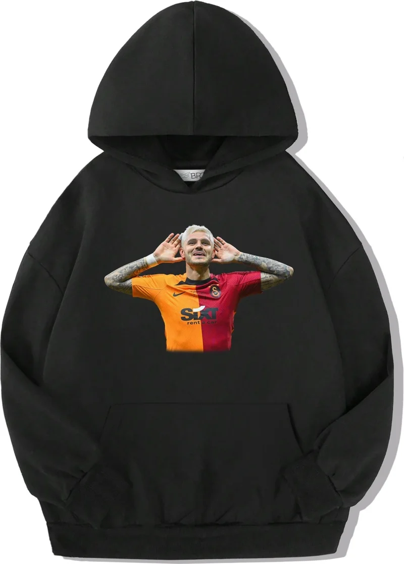 BRZ Collection Unisex Kids Icardi Printed Hoodie
