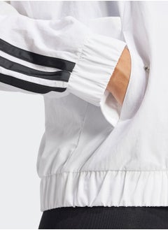 Adidas Essentials 3 Stripes Lifestyle Woven Bomber Jacket  - Image 3