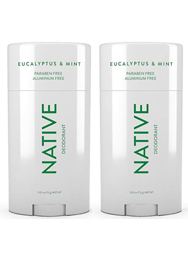 Native Deodorant Eucalyptus Mint 265oz 2 pack - Image 1