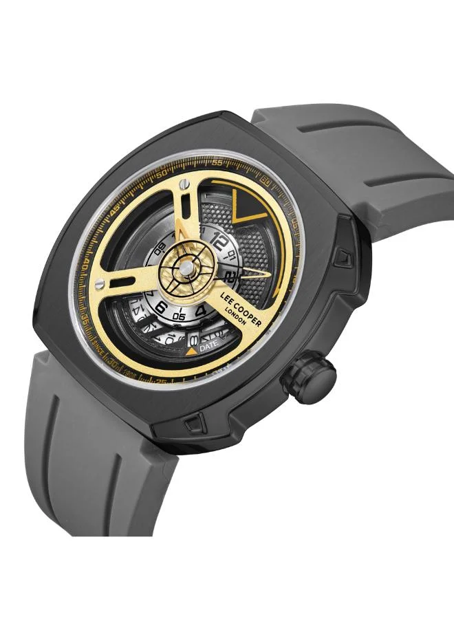 Lee Cooper Men's Silicone Analog Watch LC08245.016 - 45x44 mm