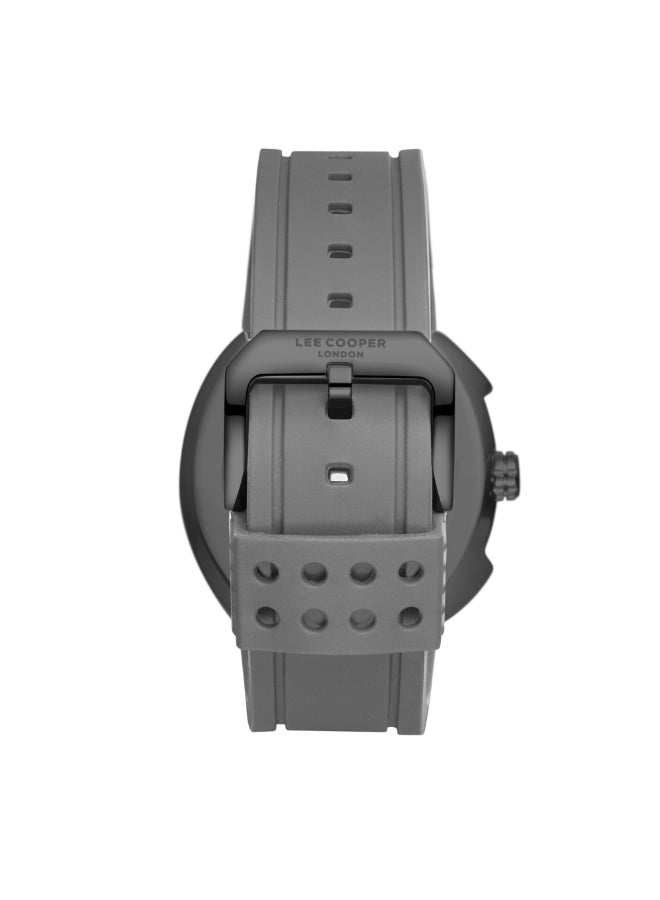 لي كوبر ساعة يد رجالية تناظرية بسوار سيليكون . -  مم - Image 4