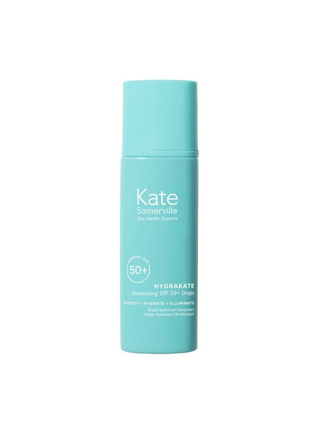 Kate Somerville Hydrakate Illuminating Sunscreen Drops For Face With 50+ Spf Zinc Oxide And Mineral Tinted Moisturizing And Antiaging 1.7 Fl. Oz - Image 1