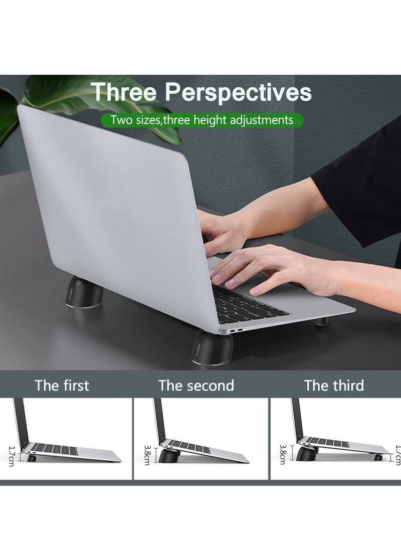SYOSI Laptop Cooling Stand Small Universal Invisible Cooler Ball Portable Magnetic Tilting Holder Foot for MacBook Computer Notebook Keyboard and Tablet PC - Image 2