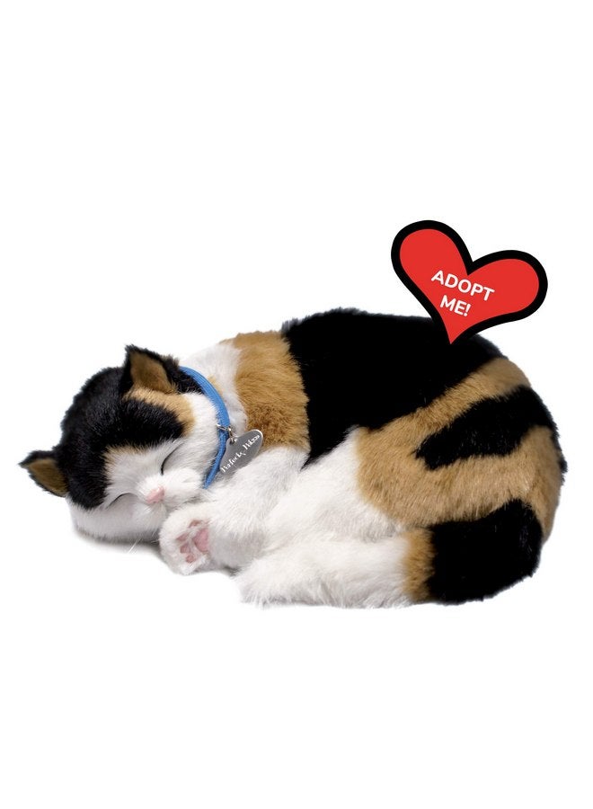 بيرفيكت بيتز Perfect Petzzz - قطة كاليكو أصلية من Petzzz، لعبة تفاعلية محشوة واقعية تشبه الحياة، كلب مصاحب بفراء صناعي مصنوع يدويًا بنسبة 100% - Image 1