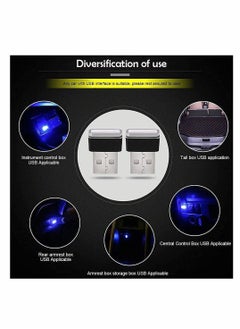 KASTWAVE Car Atmosphere LED Light USB Mini Interior Ambient Lighting Kit Universal Interior Computer Wireless Decorative Lights (7 Colors)  - Image 4