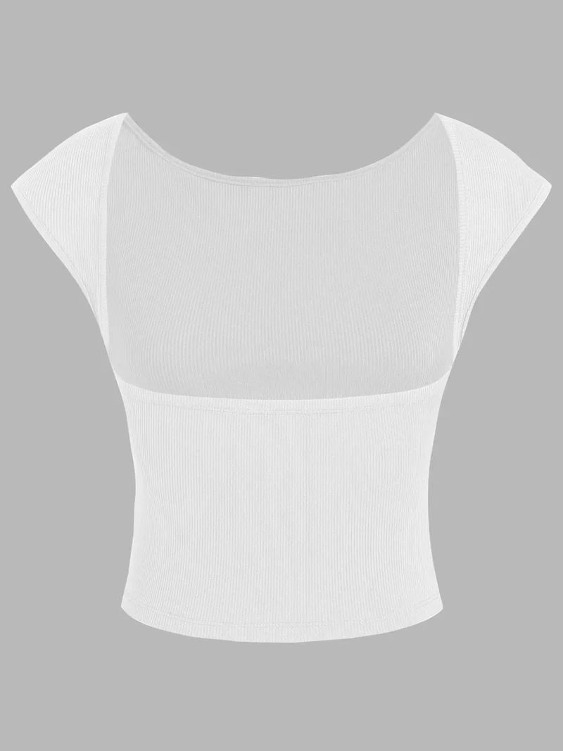 HICCUP Open Back Crop Top