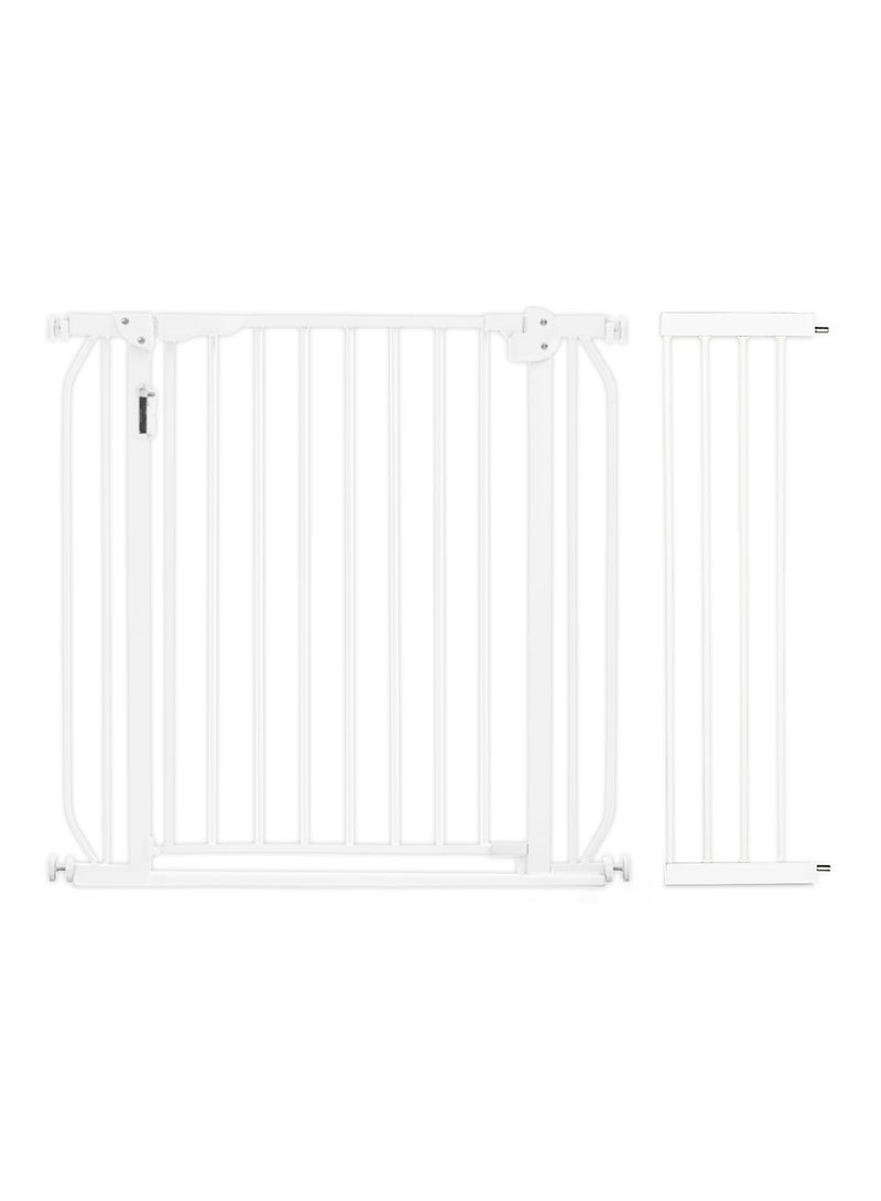 Baby Safe Metal Safety LED Gate 20cm Extension - White - Image 1