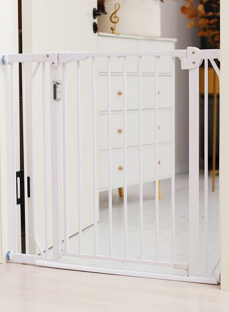 Baby Safe Metal Safety LED Gate 20cm Extension - White - Image 4