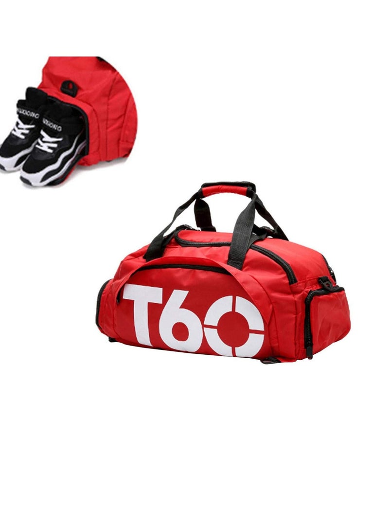Travel Duffel Bag Fashion Foldable Bag Convertible Gym Bag Water Resistant 3 Ways Carry Sports Bag - Image 1