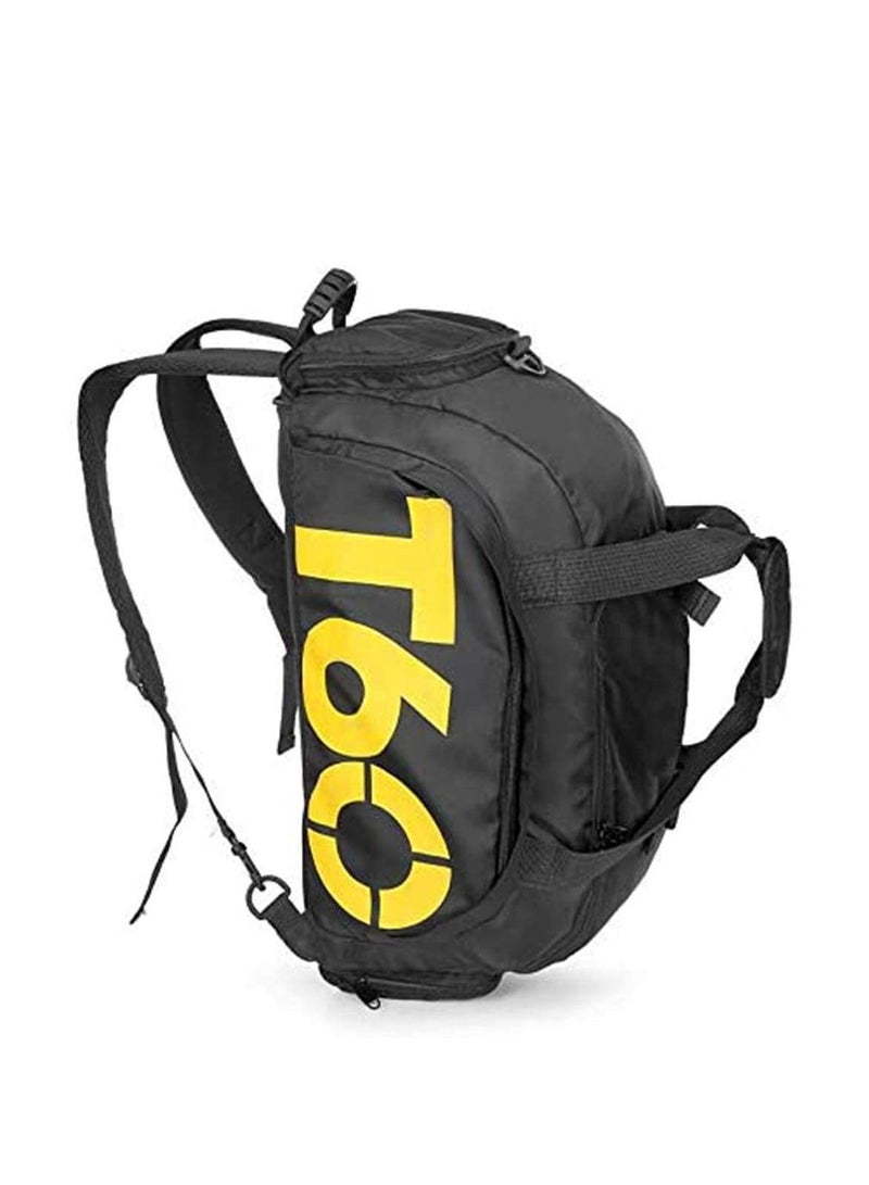 Travel Duffel Bag Fashion Foldable Bag Convertible Gym Bag Water Resistant 3 Ways Carry Sports Bag - Image 4