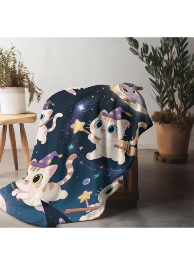 general Wisdom Fairy (latest) flannel thin blanket (warm and comfortable, suitable for sleep, game use, dust and sandproof) 150cm*200cm - 33 - Image 3