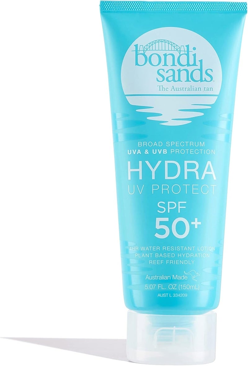 Bondi Sands Hydra UV Protect SPF 50 Body Lotion Provides UVA UVB Protection Infused with ethically sourced algae 150ml507 FL OZ