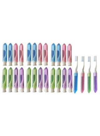 Ora-Zen 24 Packs Colourful Folding Toothbrush Bulk Portable Folding Travel Toothbrush with Containers for Travel Camping Business Trip - pzsku/ZE5E6DA3B5FCC62233FB3Z/45/1745413193/3ab49572-d12a-4997-9add-74ee8c08e817