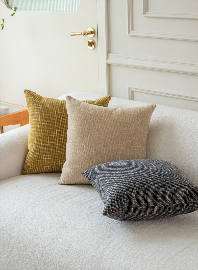 a moment a moment Set of 2 Beige Linen Decorative Throw Pillow Covers 30 x 50 CM Farmhouse Pillow Covers with Cross for Couch Sofa Bed Living Room Home Decor  - Image 5