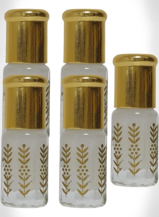 5 Pieces White Musk 3ml