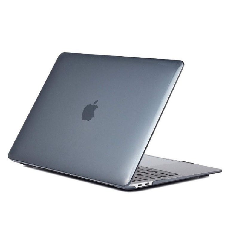 GIOIA BAZAAR Case for MacBook, Plastic Hard Shell Case Cover Only Compatible for Laptops MacBook Air 13 inches , 2020 2019 2018 Release, M1 A2337 A2179 A1932 with Retina Display & Touch ID (Black) - Image 1