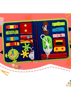 Daytoyz Busy Montessori Board for Children, 3 Layers Montessori Board, Montessori Games 1 Year Toddler, Learning Life Skills Educational Toys for Boy Girl Gifts for Children  - Image 5