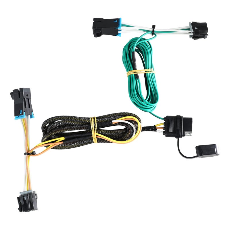 Oyviny Vehicle Side Custom 4 Way Trailer Wiring Harness for 2003-2022 Chevy Express/GMC Savana 1500, 2500, 3500, Express Trailer Harness