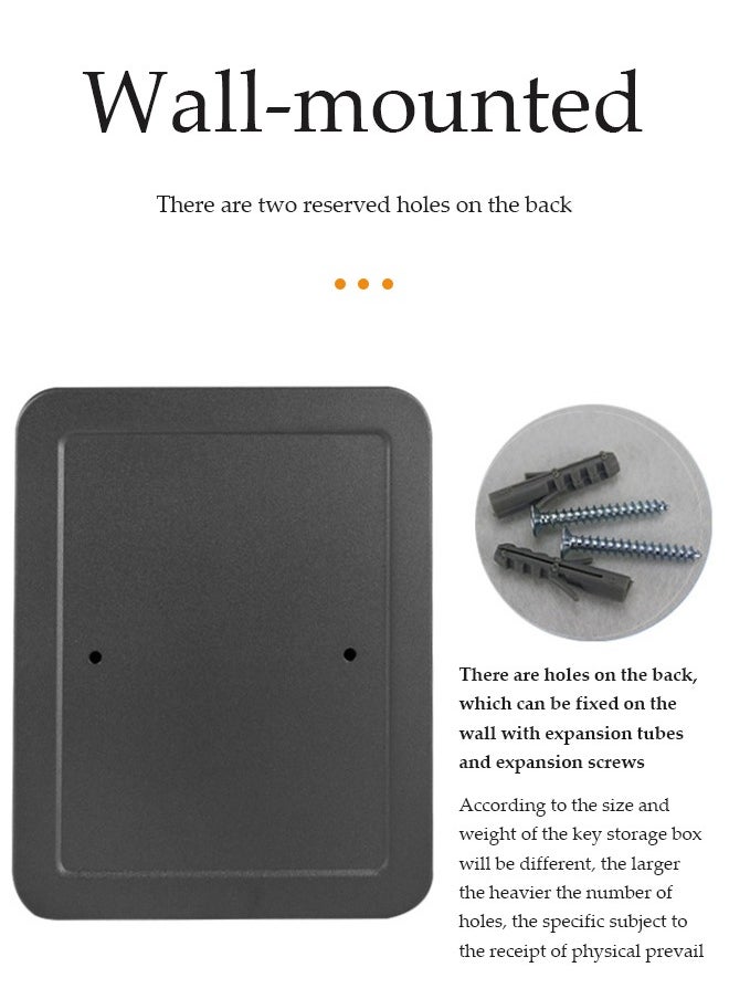 DUNISO Key Storage Lock Box, Steel Key Security Cabinet Box, Key Management Wall Mount with Key Lock, Storage Key Lock Box  - Image 4