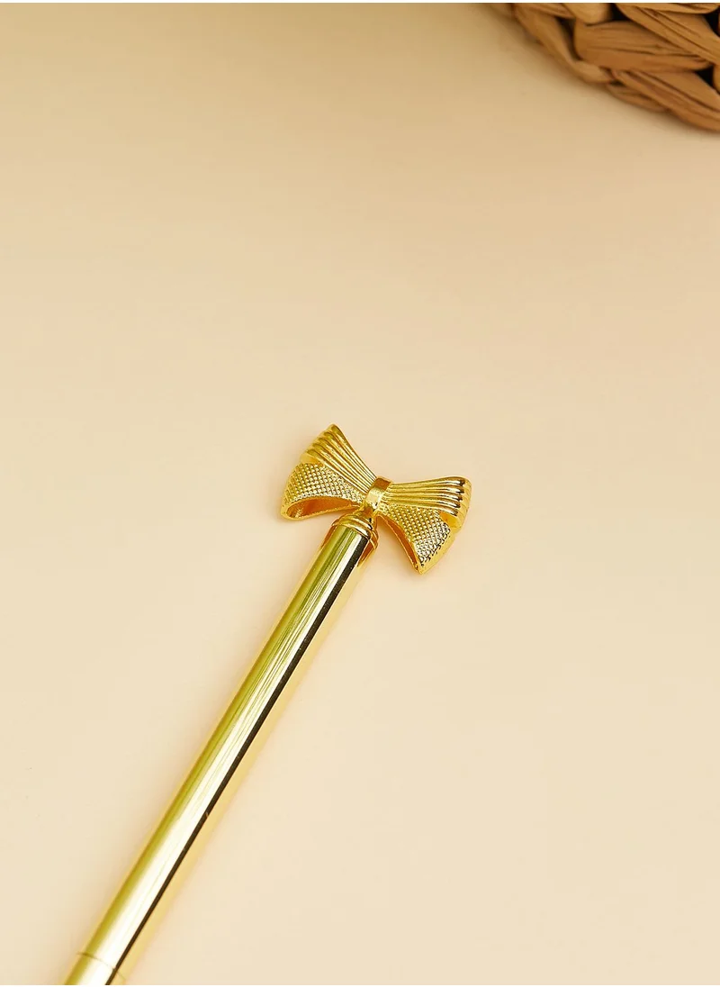 Back to school kit Gold Bow Pen