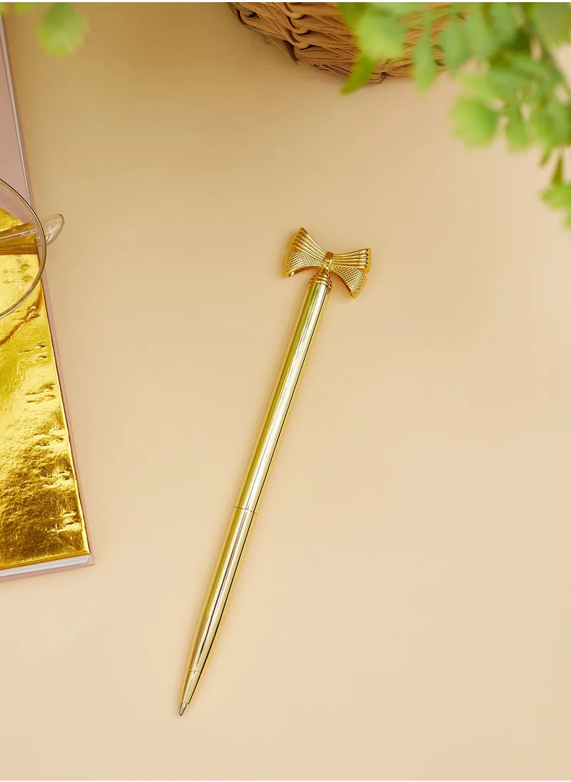 Back to school kit Gold Bow Pen