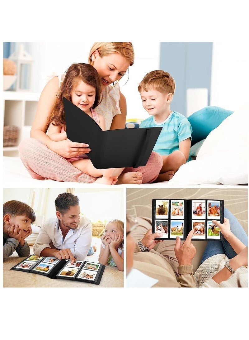 Pieces Of Moment Mini Book Album,160 Pockets Mini Photo Album for Fujifilm Instax Mini Camera, for Polaroid Snap, for Z2300, for SocialMatic Instant Cameras & for Zip Instant Printer,with 50 Colorful - Image 3