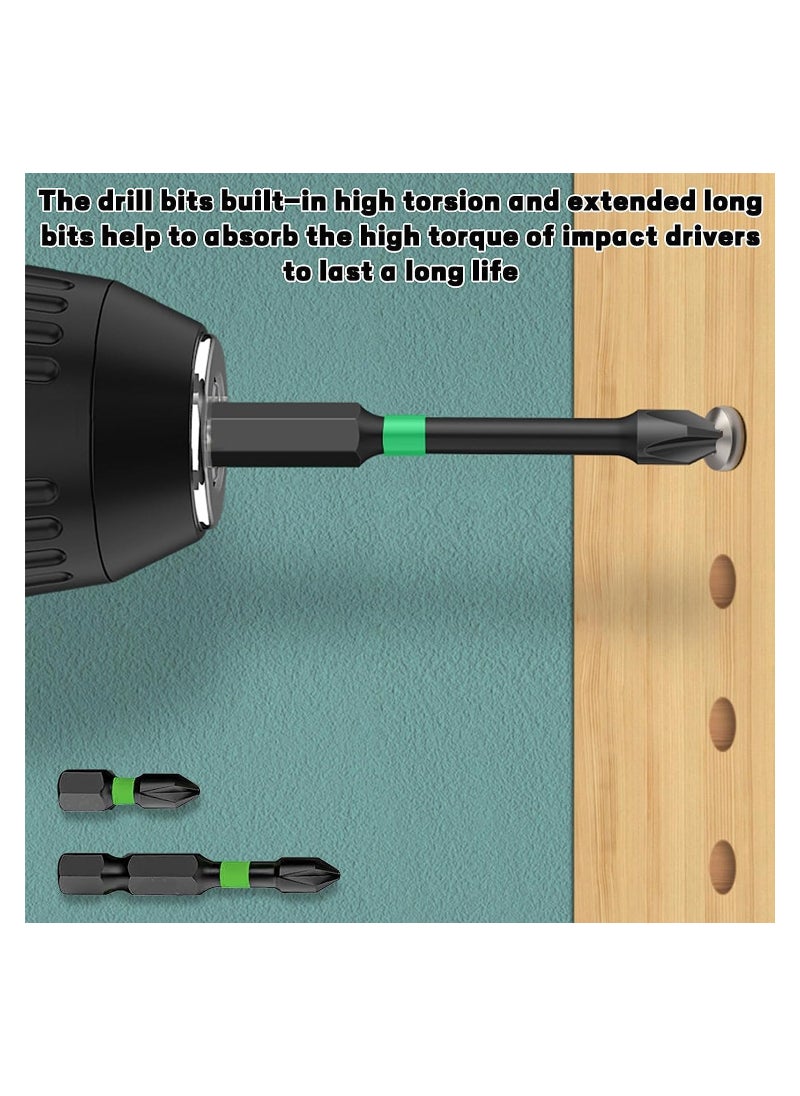 RATSAW - 6 Pcs Magnetic Screwdriver Bit Sets Non Slip Magnetic Drill Bits for Rope Drills Cordless Drills Hand Screwdrivers Electric Drills Air Drills Mechanical Equipment - Image 1