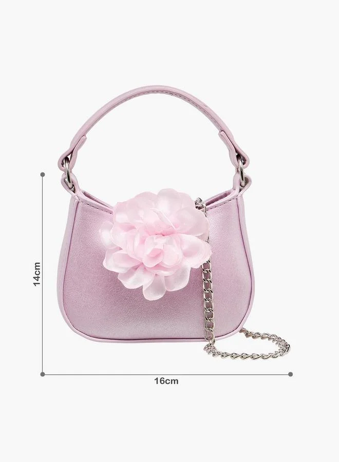 Flora Bella By Shoexpress Flora Bella Embellished Crossbody Bag with Detachable Strap Ramadan Collection