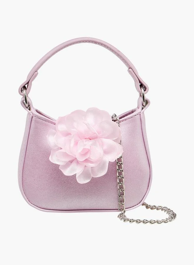 Flora Bella By Shoexpress Flora Bella Embellished Crossbody Bag with Detachable Strap Ramadan Collection