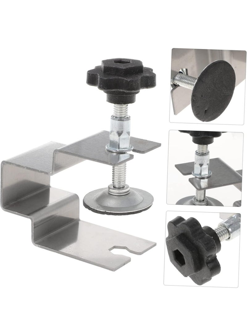 GGOOT 4pcs Front Installation Clamps Woodworking Tool for Cabinet Hardware Premium Slip Design for Easy Alignment and Fixing of Drawer Panels  - Image 3
