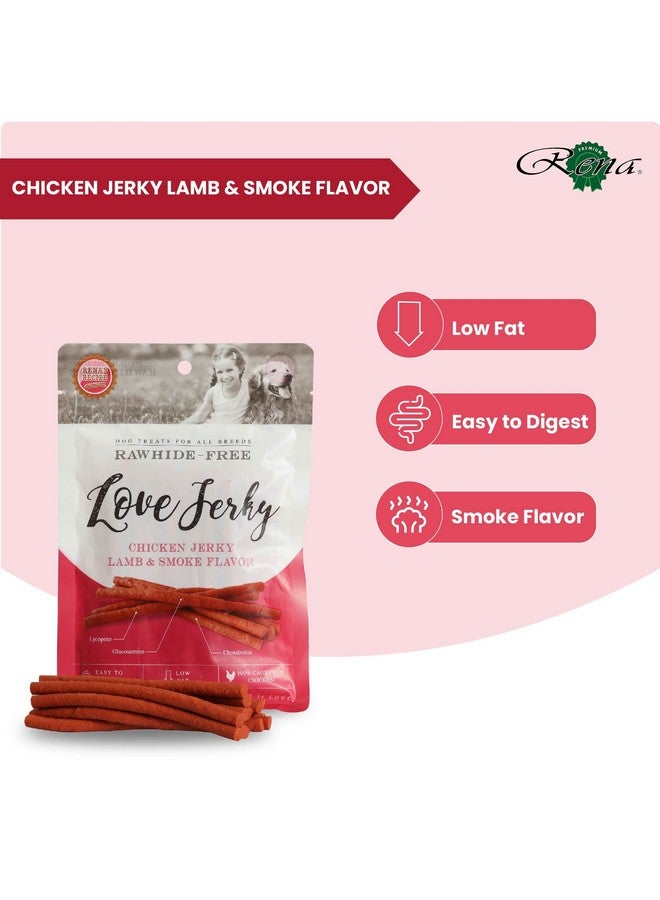 Rena 'S Love Jerky Lamb And Smoked Flavor Dog Treats. Specially Crafted For Dogs Of All Breeds, Each Pack Contains Three 360G Pouches, Ensuring Plenty Of Delicious Snacks For Your Canine Companion. - Image 3
