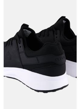 RBX Men Brand Logo Lace Up Running Shoes, Black  - Image 2