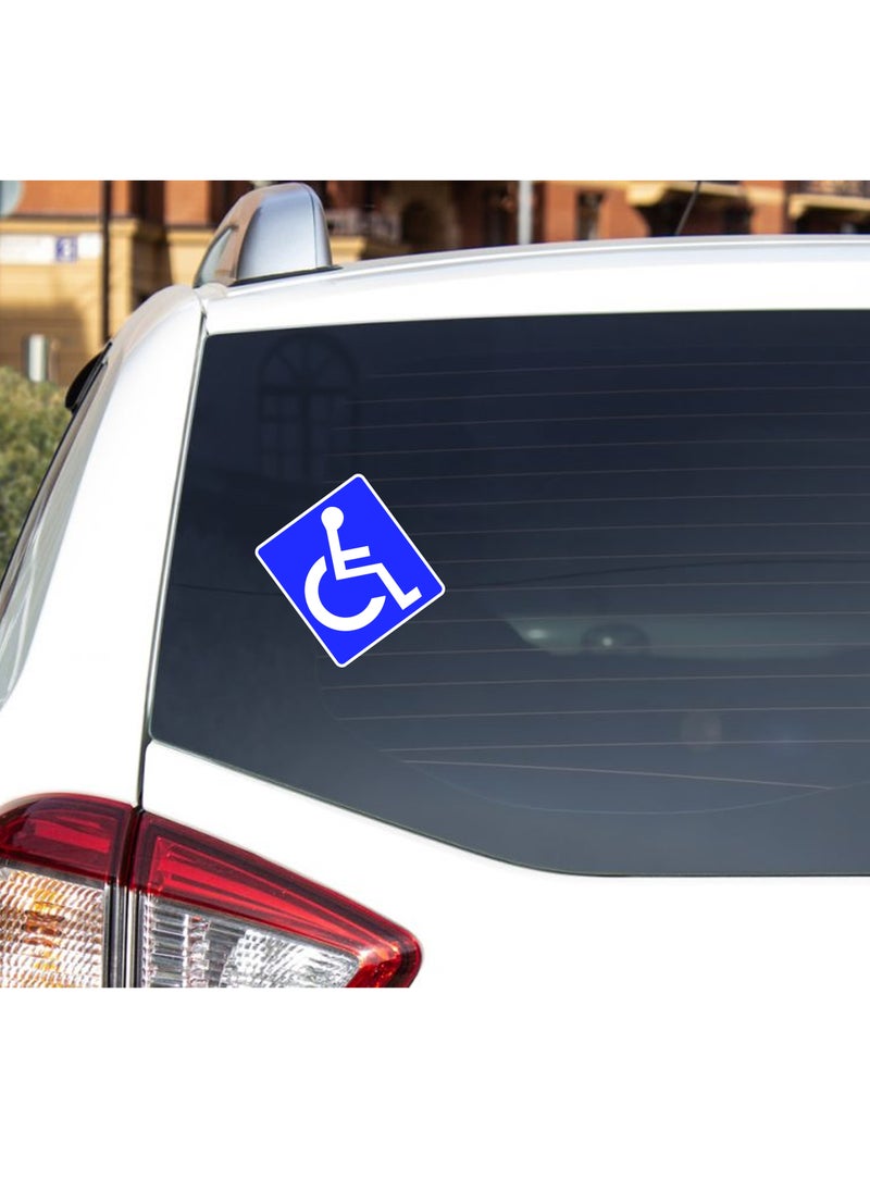 URBANTRANDS Handicapped Sign Stickers For Car  - Image 2