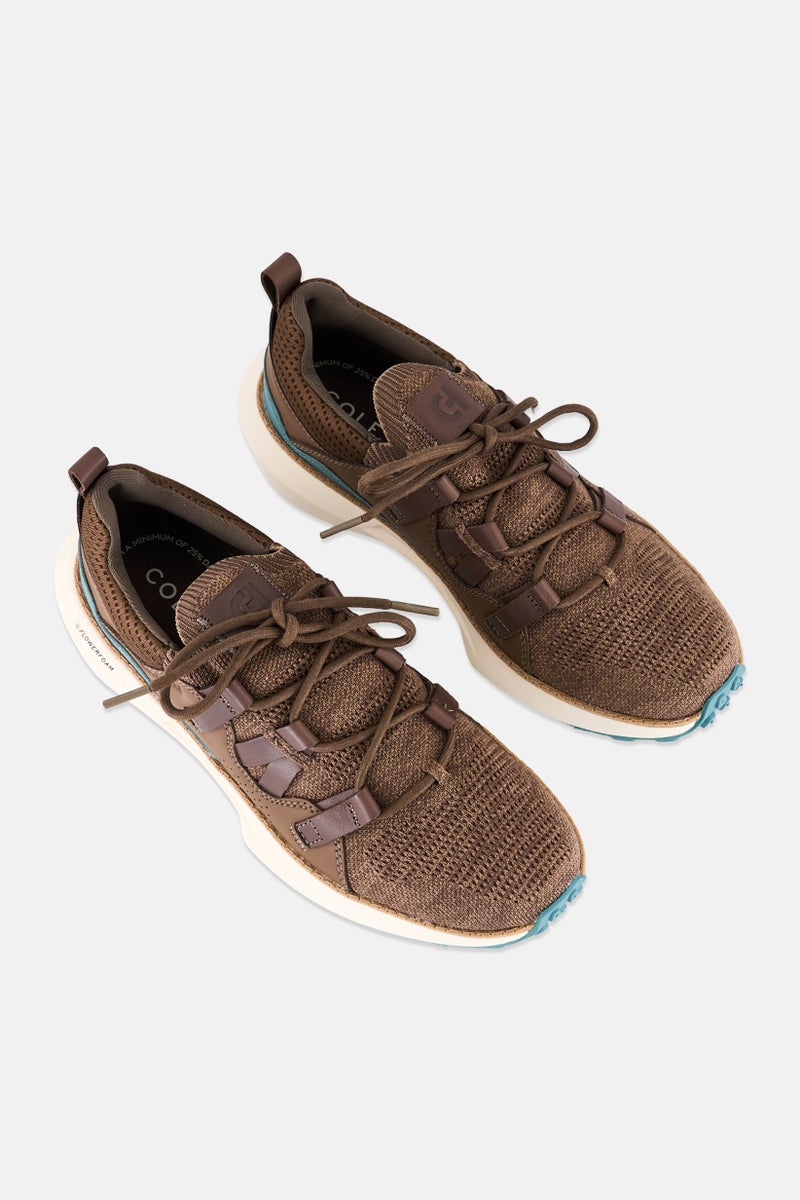 COLE HAAN Men Medium Lace Up Casual Shoes, Brown - Image 3