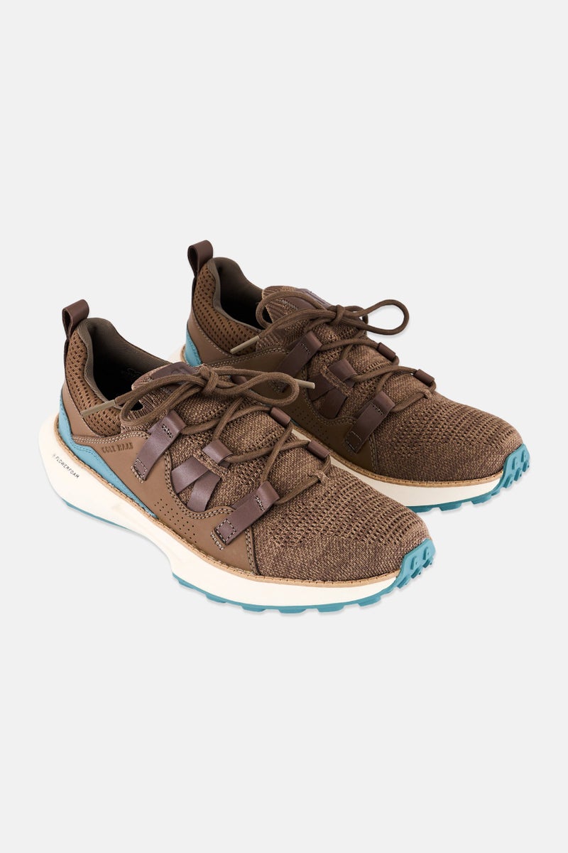 COLE HAAN Men Medium Lace Up Casual Shoes, Brown - Image 1