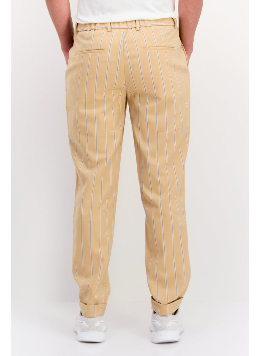 Men Regular Fit Stripe Chino Pants, Beige - pzsku/ZE5E79210ACC8DBF77D8DZ/45/_/1737642577/913136e0-1666-4574-a9dc-1300612cd04a