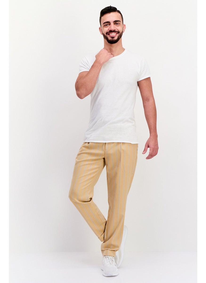 Men Regular Fit Stripe Chino Pants, Beige - pzsku/ZE5E79210ACC8DBF77D8DZ/45/_/1737642580/34682f06-b40e-4bbe-85d1-f76aff7a708b