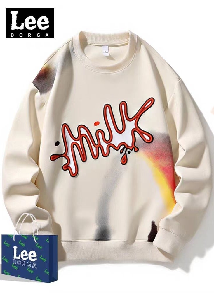 LEE Lee Brand Hoodie Loose Casual Round Neck Long Sleeved Hoodie  - Image 1