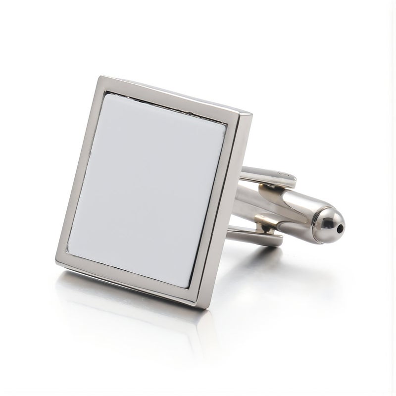 No Tear No Rust No Fall Off Sublimation Cufflinks Blank Custom Durable Accessory - Image 1