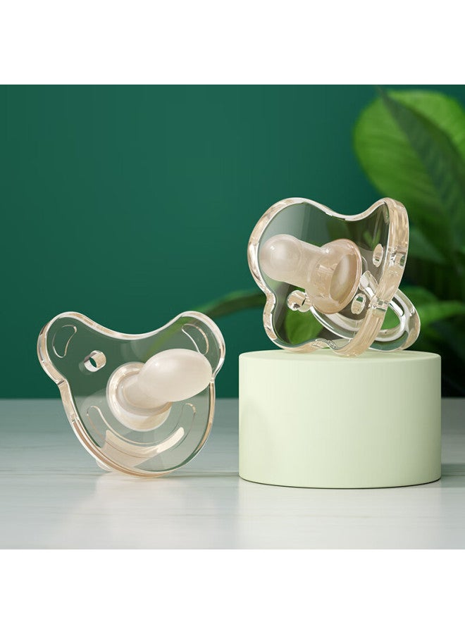 Albo Baby Pacifier, Ultra-soft, For 0-3 Months, Anti-colic, For Newborns And Above 1 Year Old, 2 Pieces With Storage Box - Image 3