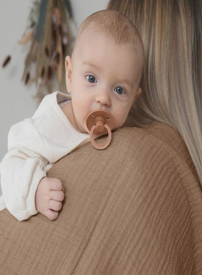 JELLYMONI Muslin Swaddle Blankets for Unisex, 2 Pack Newborn Receiving Blanket, Large 47 x 47 inches Soft Breathable Muslin Baby Blanket for Newborn Boys & Girl - Image 5