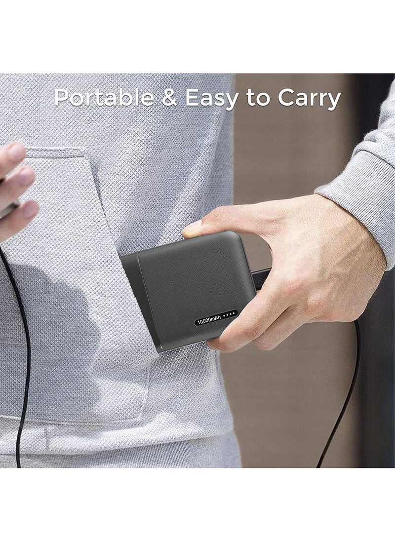 AMBRANE - Ambrane 20000 mah Power Bank With 20w Fast Charging, Triple Output, Power Delivery, Type C Input, Made in India, Multi-layer Protection, Li-polymer + Type C Cable (Stylo-20k, Black) - Image 1