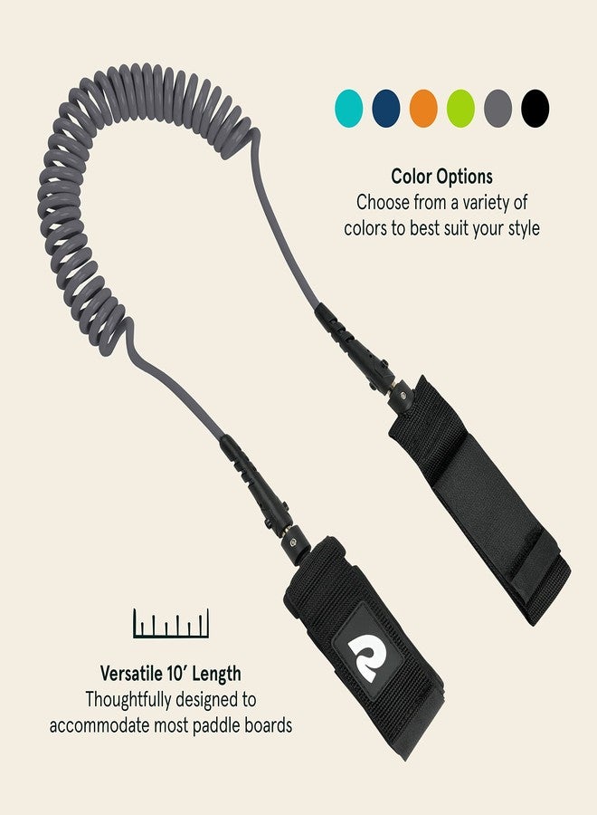 Retrospec Stand Up Paddle Board Helix Coiled Leash - Image 2