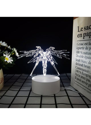 Robot Mobile Soldier Gundam Nightlight Bedroom Atmosphere Light Desktop Ornaments Cold Door Gizmos Birthday Gift-Color:16 Colors White Background Remote Control Usb Plug And Battery Model-Specification:Flying Wing Zero Gundam - pzsku/ZE5E7D77DC2CFD3E862B3Z/45/1745483658/a69cff64-b8cf-4586-86cd-8577b954e73d