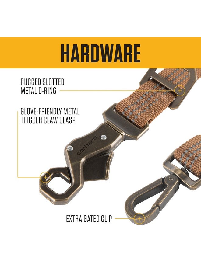 carhartt - Carhartt Dog Leash Black/Brushed Brass, Large - Image 1