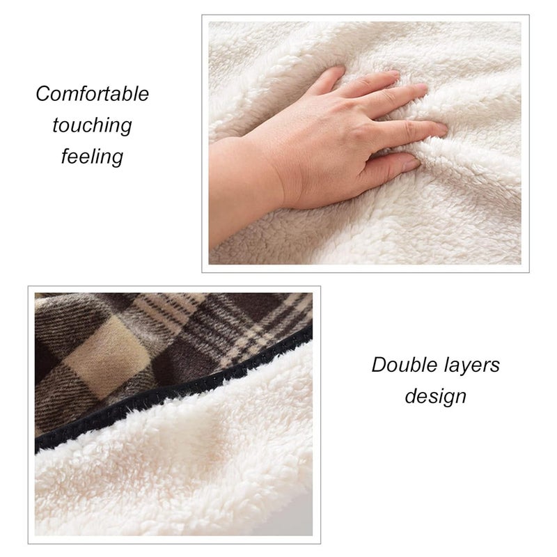 cheekyglo Velvet Thickened Wheelchair Care Shawl, Soft and Lightweight Shawls Wraps, Shoulder Warm Blanket for Aged Care Products bedridden Patient Cold Protection in Winter - Image 5