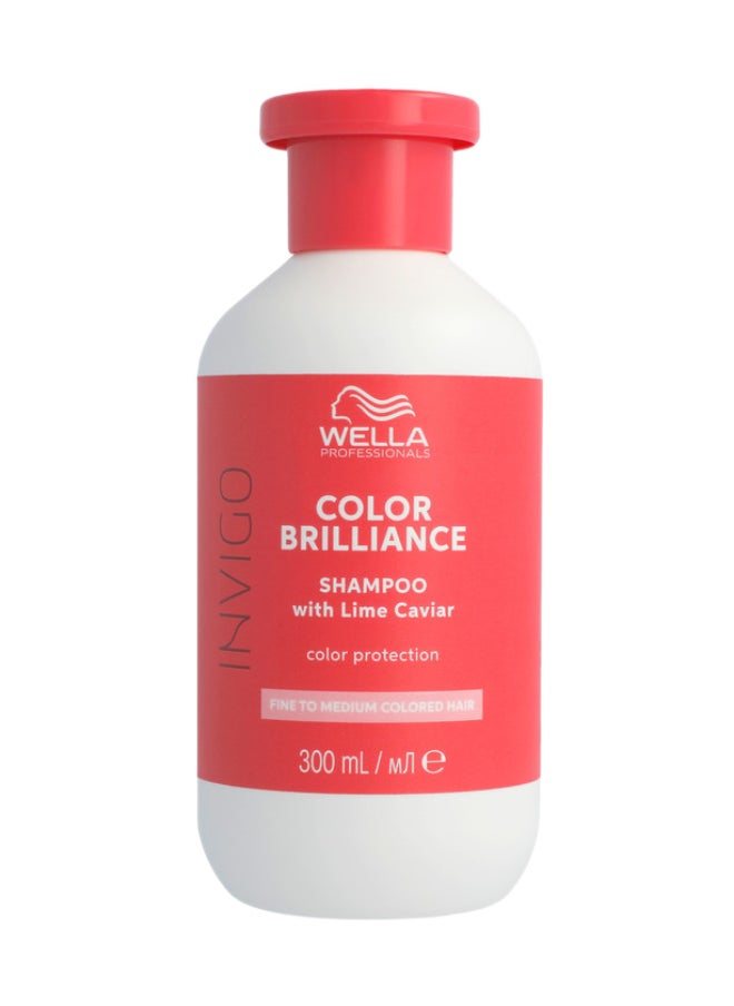 Wella Professionals Invigo Color Brilliance Shampoo 300Ml - For Fine To Medium Hair  - Image 1