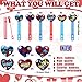 Rotatingpals 24 Pcs Hero Mini Bubble Wands Heart Spider Bubble Wands Assortment Hero Party Favor for Outdoor Summer Gift Goodie Bag Stuffers - Image 4
